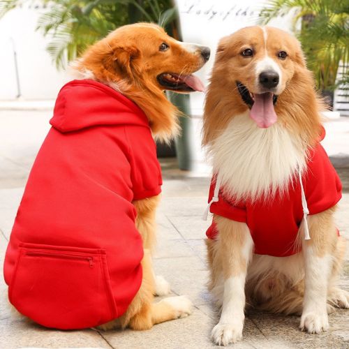 Plaid Dog Hoodie Pet Clothes Sweaters with Hat and Pocket Christmas Classic Plaid Small Medium Dogs Dog Costumes